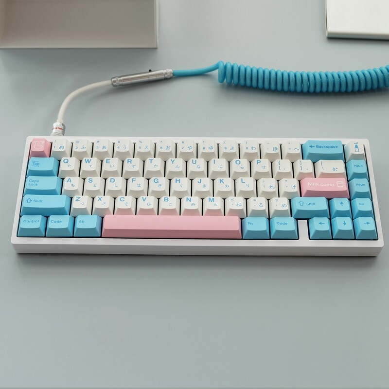 【Keycap only】nắp sữa Keycaps Nắp sữa Keycap Cherry xda hồ sơ PBT nhuộm subbed Keycap cho công tắc Cherry MX tự làm tùy chỉnh Bàn Phím Cơ RK ciy VGN IKBC