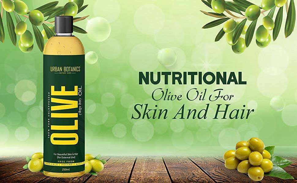 UrbanBotanics Olive Oil for Hair and Skin, 250ml