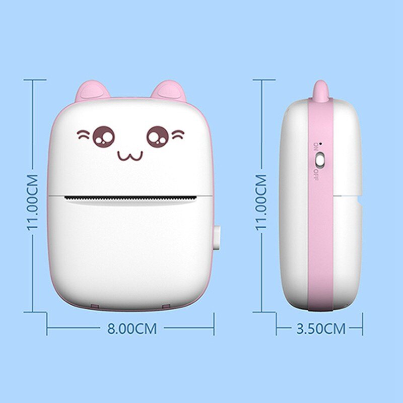 Máy in nhiệt mini xách tay Máy in di động máy in ảnh điện thoại nhà máy in nhỏ Máy in ảnh