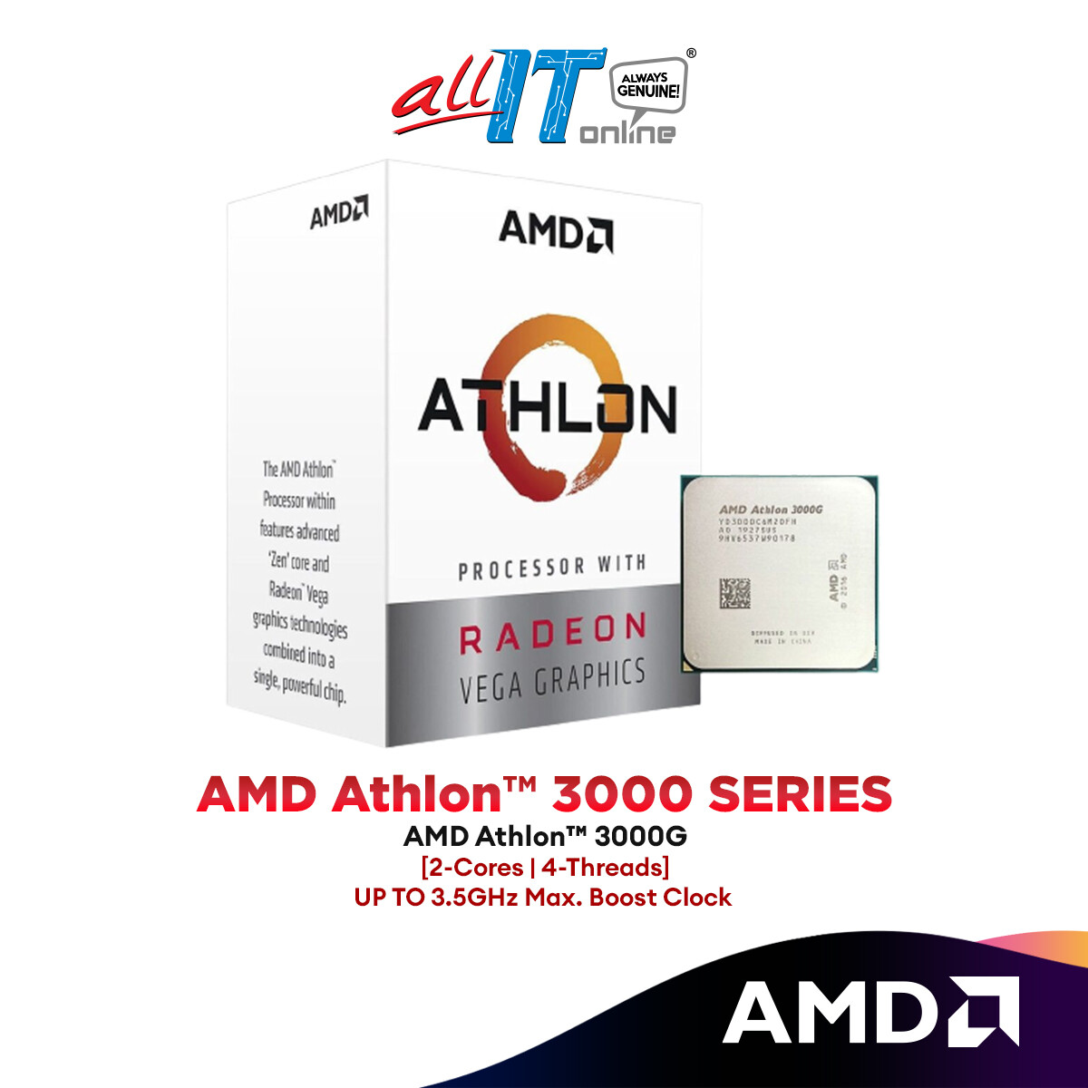 Athlon Processors Amd Am4 Athlon 3000g Amd Processor Amd Athlon