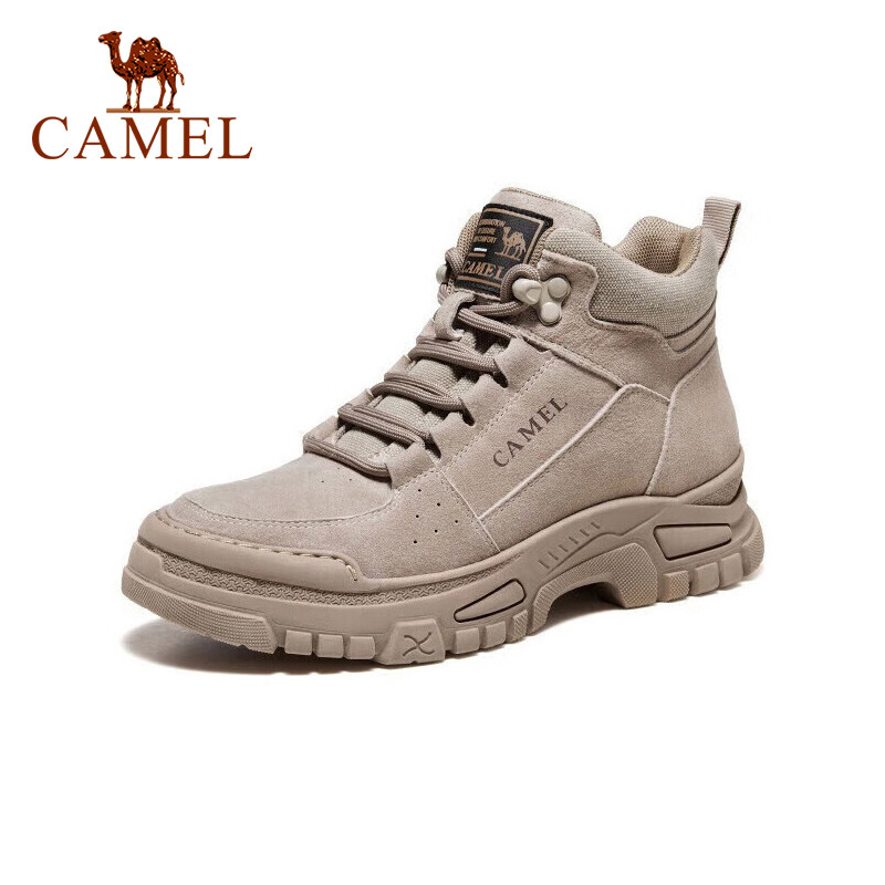 Camel Women's Martin Boots Outdoor High-Top Desert Boots Sports Casual Work Boots ราคา 1,288 บาท*ส่งฟรี