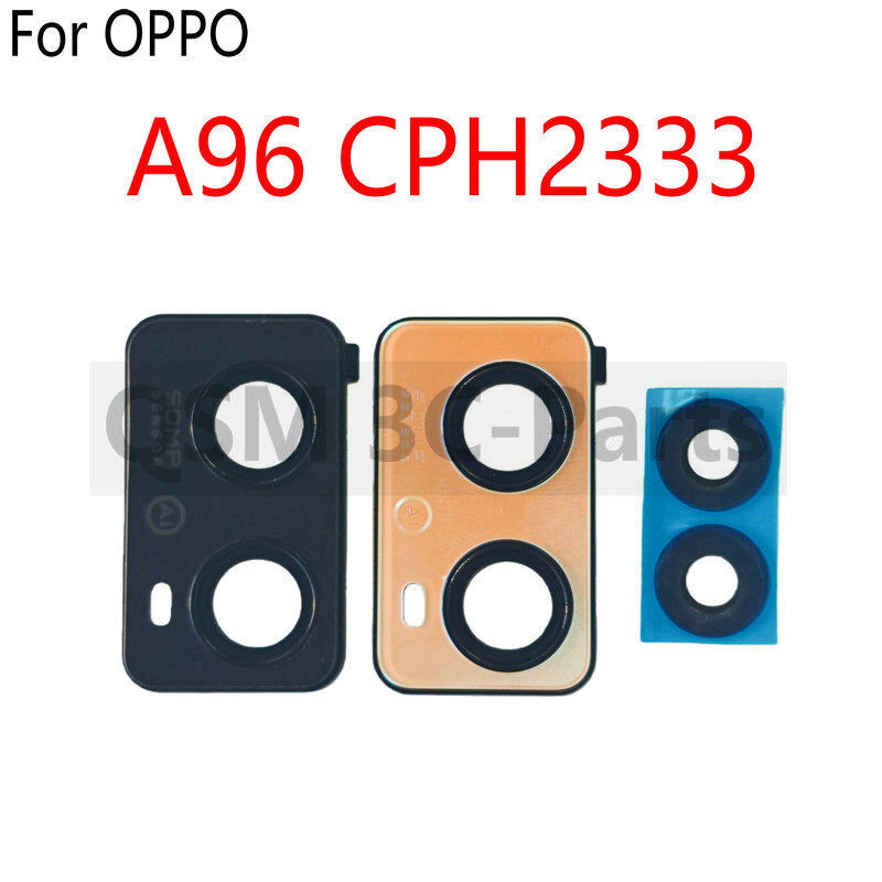 Trở lại camera phía sau Vòng thấu kính thay thế bìa với khung chủ cho Oppo A96 cph2333 Bộ phận thay thế