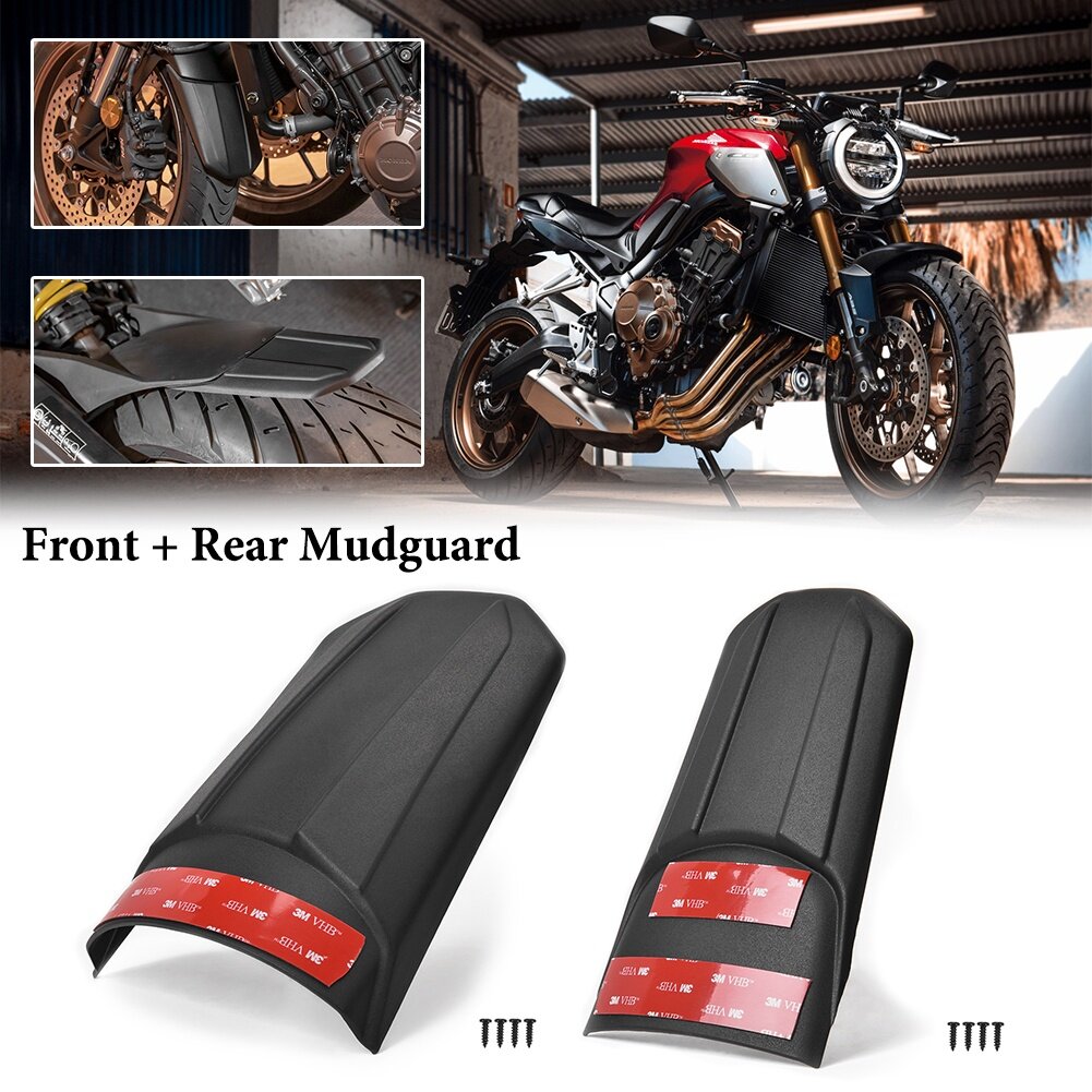 Motorcycle Front Rear Tire Fender Mudguard Extender Extension Hugger