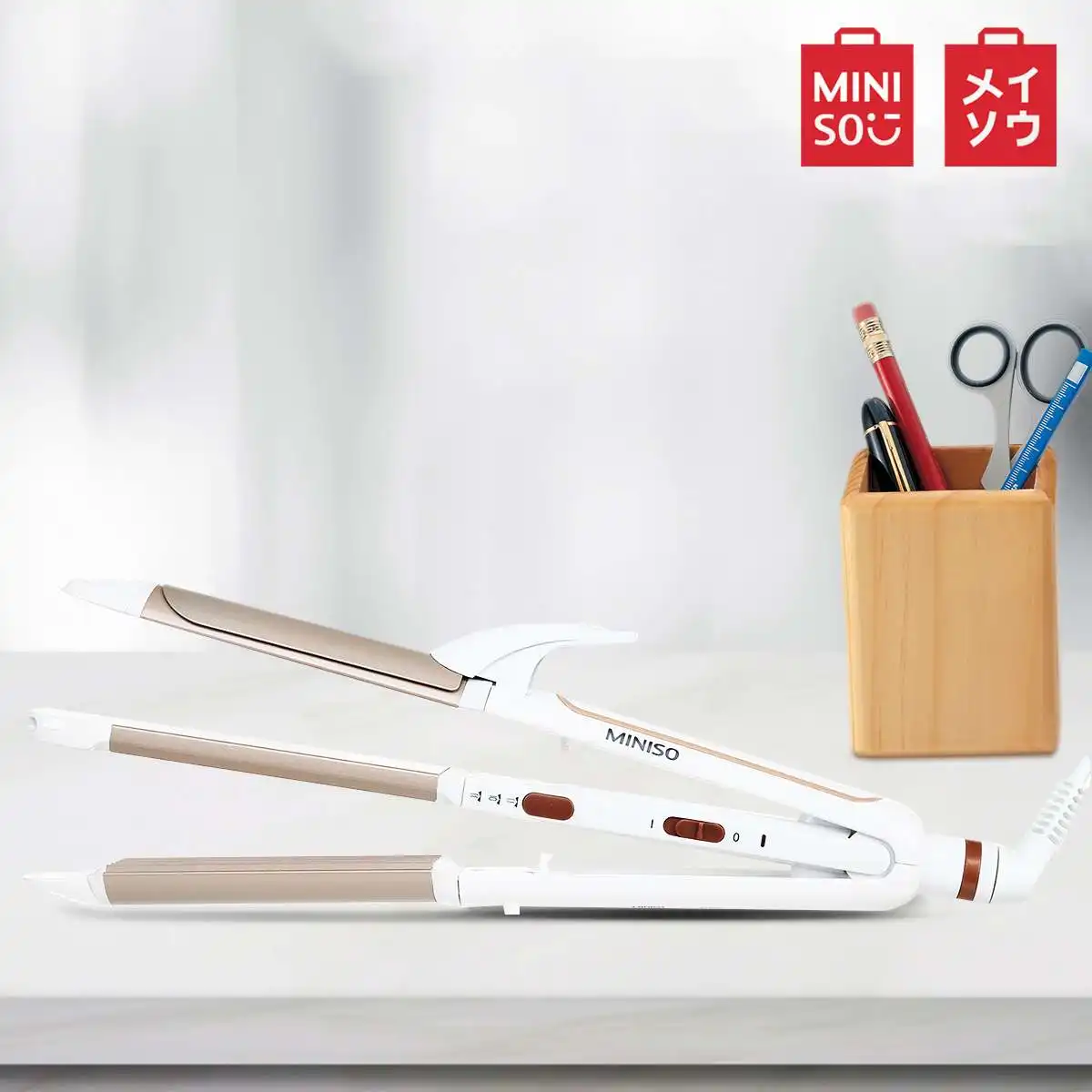 hair straightener miniso