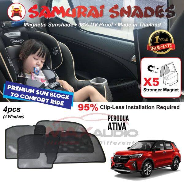Kia Forte X5 Magnet Kuat Sunshade Samurai Shades Magnetik Sun Shade Pelindung Matahari Kereta Free Lazada