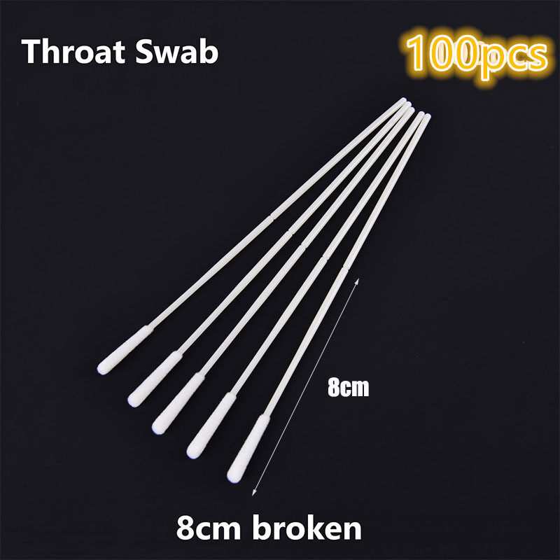 Gambar [Big Promotion] 100PCS Nasal Swab Individual Self Test Sterile Nasopharyngeal Swab Sterile Swabs