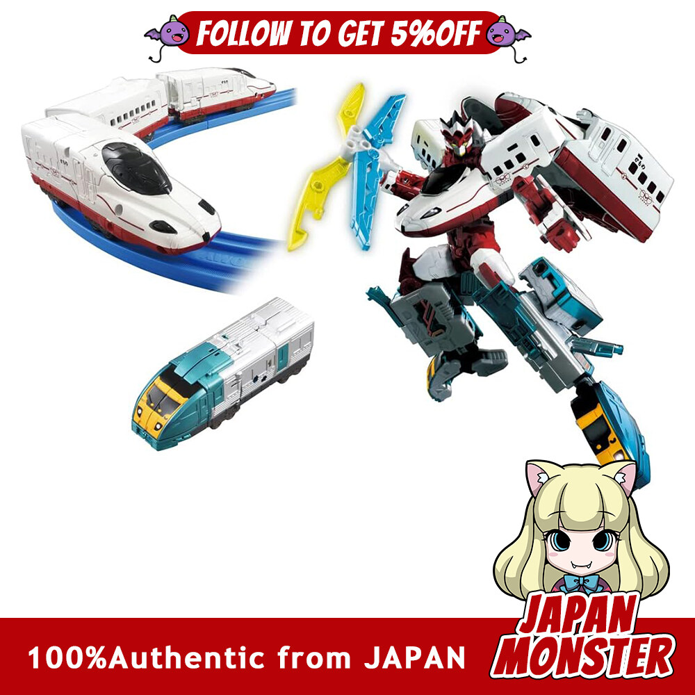 Takara Tomy Plarail Shinkansen Deformation Robot Shinkalion Z Shinkalion Z N700S Kamome Zairiner 883 Sonic Nichirin Set Train Train Toy Passes Toy Safety Standards ST Mark Certification PLARAIL TAKARA TOMY