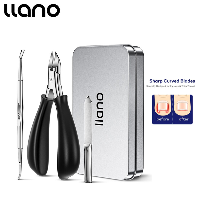 LLANO Cắt Móng Tay Máy Cắt Móng Chân Mọc Ngược Viêm Mé Móng Bộ Cắt Móng Tay Với Công Cụ Làm Móng Chân