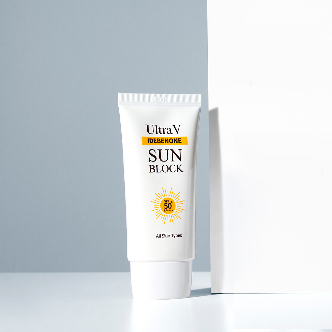 Gambar Ultra V IDEBENONE SUN BLOCK(SPF50+ PA++++), 50g, Korea Sun Block, Sunscreen