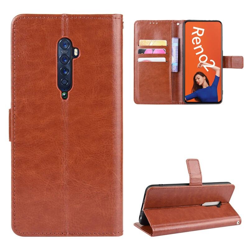 Shopee Oppo Reno F2 Case OPPO Reno2 F Case Flip Leather Wallet