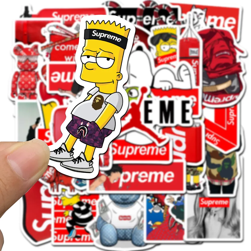 supreme stickers for shoes