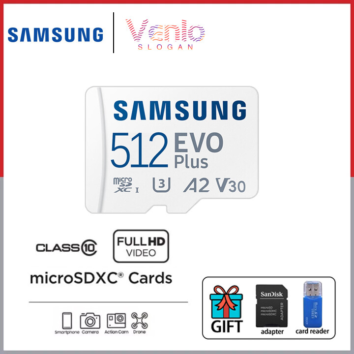 Samsung SD card memory card flash memory card Micro TF card mobile phone/tablet memory card memory card 4GB 8GB 16GB 32GB 64GB SD card 128GB 256GB 512GB white EVO A2 V30 high-speed memory card Class 10