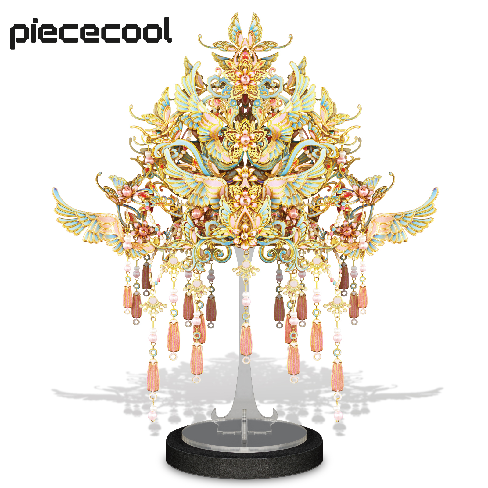 Piececool 3D Metal Puzzles for Adults Deep Moon Model Kits Chinese Style Gift Arrangement Best Gift for Women ราคา 879 บาท*ส่งฟรี