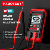 HABOTEST HT123 Digital Multimeter with NCV and Protective Sleeve