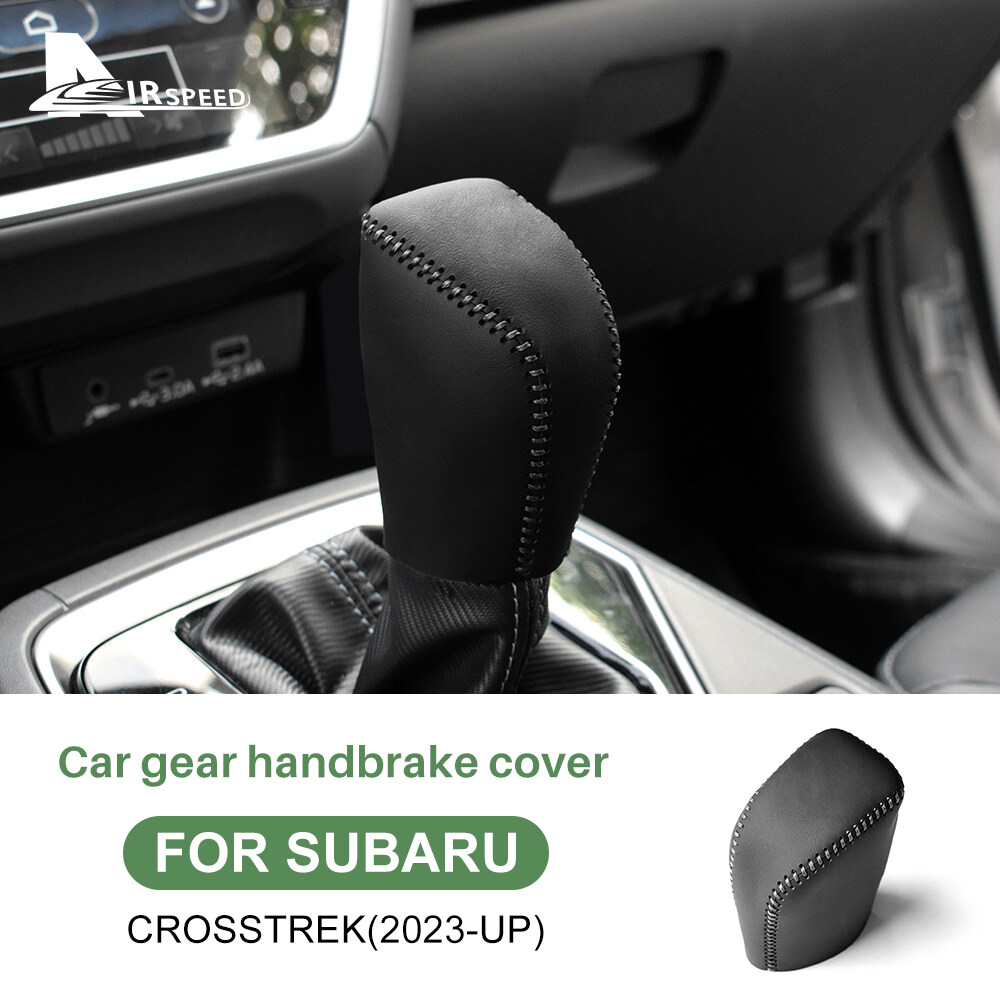 For Subaru Crosstrek 2023-UP Airspeed Suede Car Gear Handbrake Cover