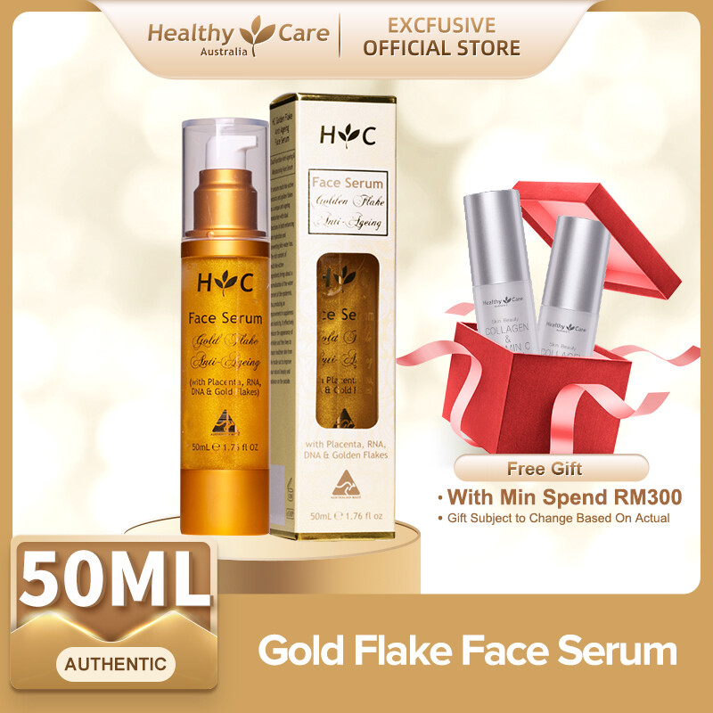 Gambar ExpFeb 2025   Healthy Care Anti Ageing   Moisturising Gold Flake Face Serum 50ml ?????????