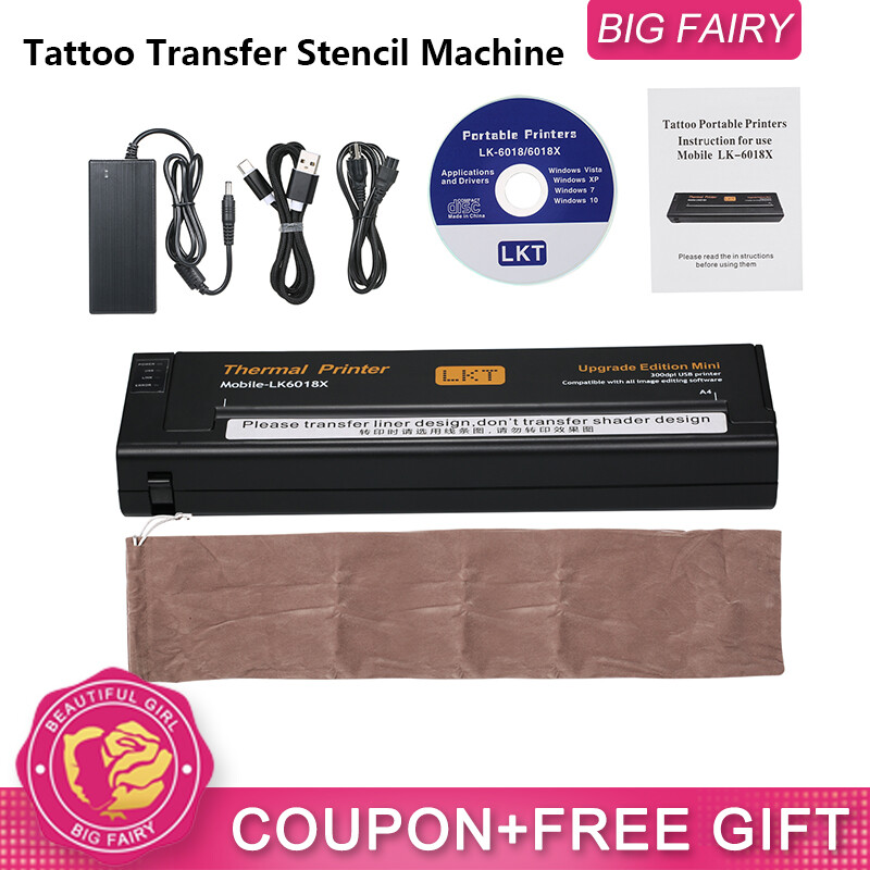 Big Fairy Tattoo Transfer Stencil Machine Printer Drawing Thermal Stencil Maker Copier Line Drawing Printing Copier for Tattoo Transfer Paper Supply - ยี่ห้อ Pretfy ราคา 8,589 บาท*ส่งฟรี
