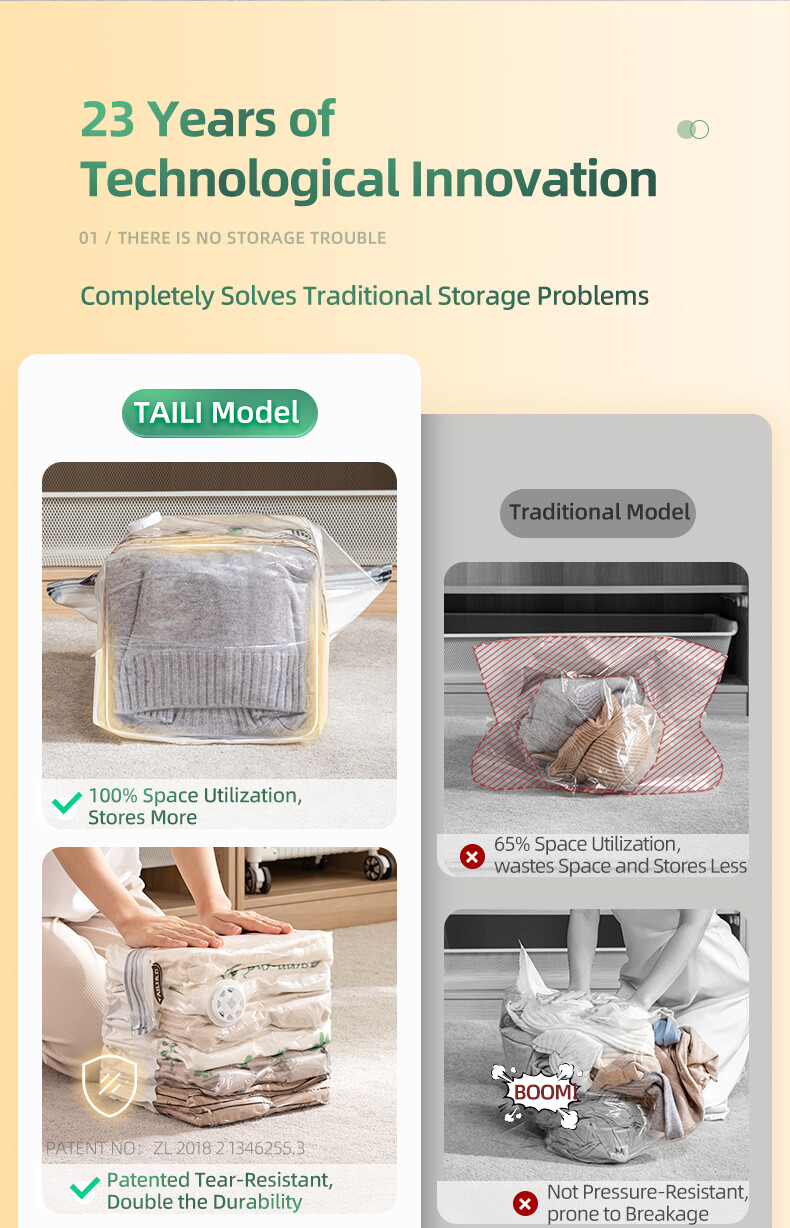 Vacuum Storage Cube Bag Large Compressible Organiser For Bedding_voghion.com