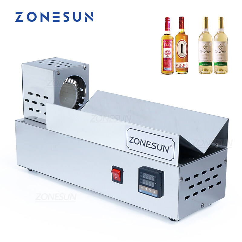 ZONESUN PVC Capsule Shrinker Thermostatic Digital Display Wine Bottle Cap Wrap Heat Shrinking Machine PVC PP POF Shrink Film ราคา 6,188 บาท*ส่งฟรี