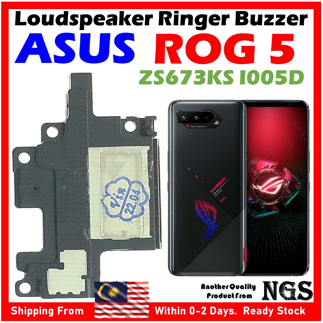 ASUS ROG Phone 6 AI2201-1A013EU 6.78" 512 Go Noir - 90AI00B5-M000Y0