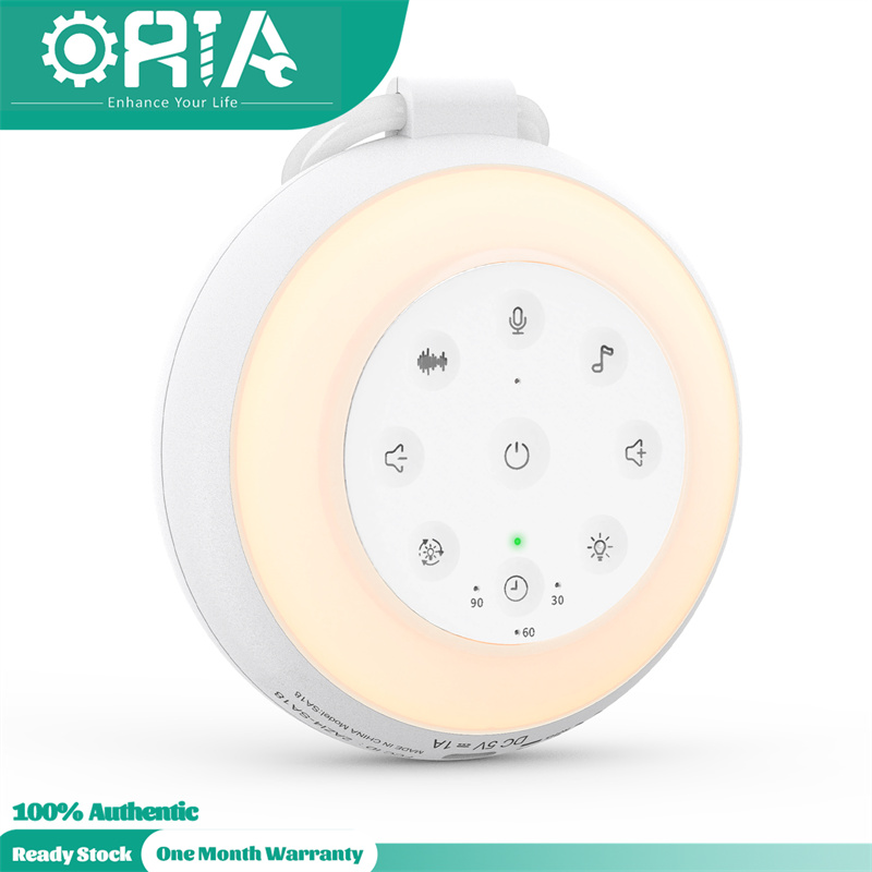 Oria Rechargeable White Noise Machine Portable Bluetooth Baby Sleep Aid Sound Machine for Kids Adults 24 Soothing Sounds for Sleeping Nursery Travel Gift ราคา 439 บาท*ส่งฟรี