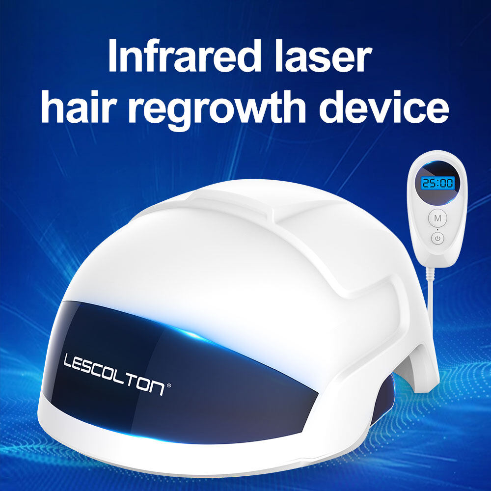 Gambar Hair Growth Device Cleared Lescolton Laser Cap Hair Loss Treatment Hair Regrowth Helmet For Men And Women