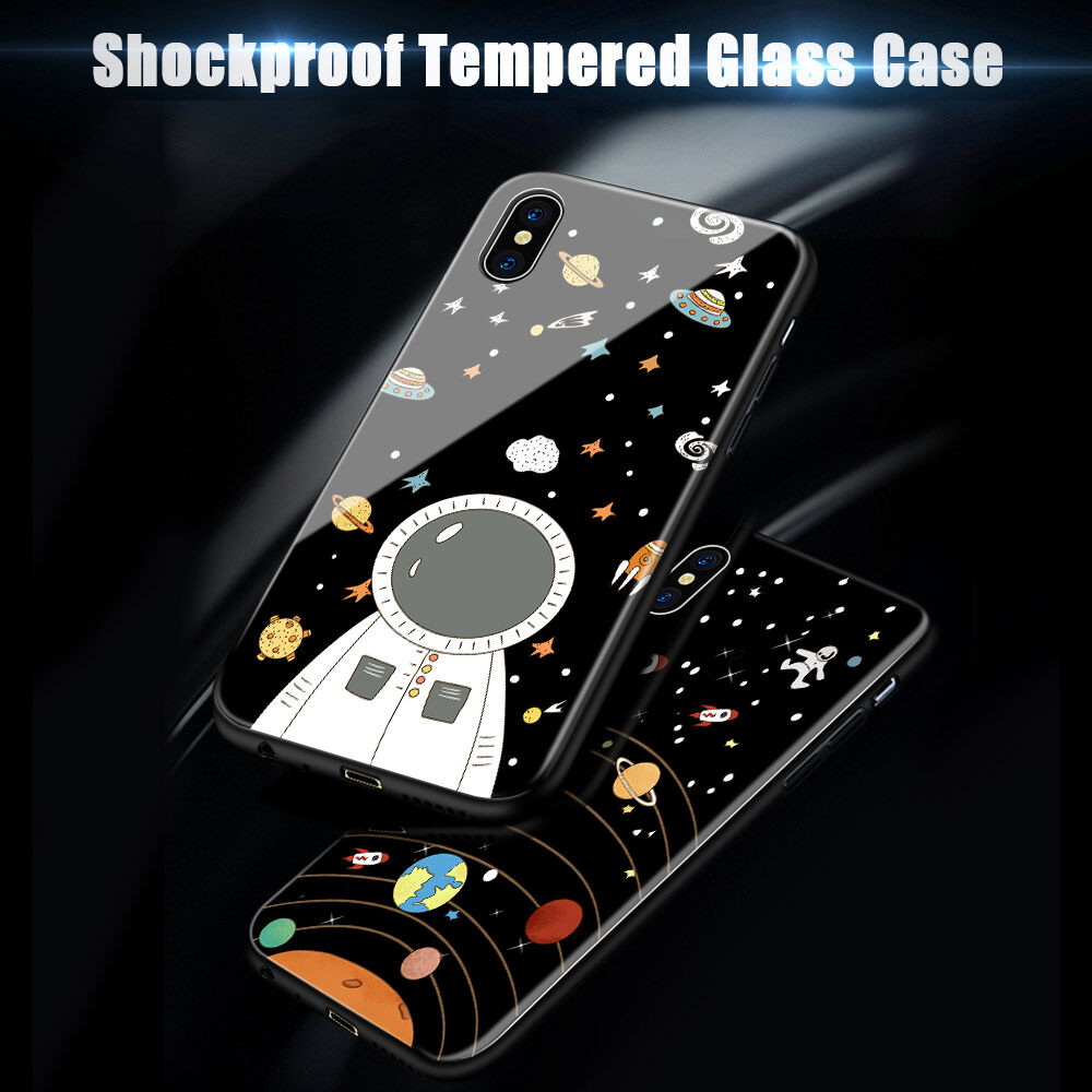 Untuk Infinix S5 Casing Ponsel Mewah Kartun Bulan Matahari Ruang Astronot NASA Galaxy Case Glossy Tahan Guncangan Anti Gores Kaca Antigores Kembali Untuk Infinix S5 Casing Ponsel Mewah Kartun Bulan Matahari Ruang Astronot NASA Galaxy Case Glossy Tahan Guncangan Anti Gores Kaca Antigores Kembali