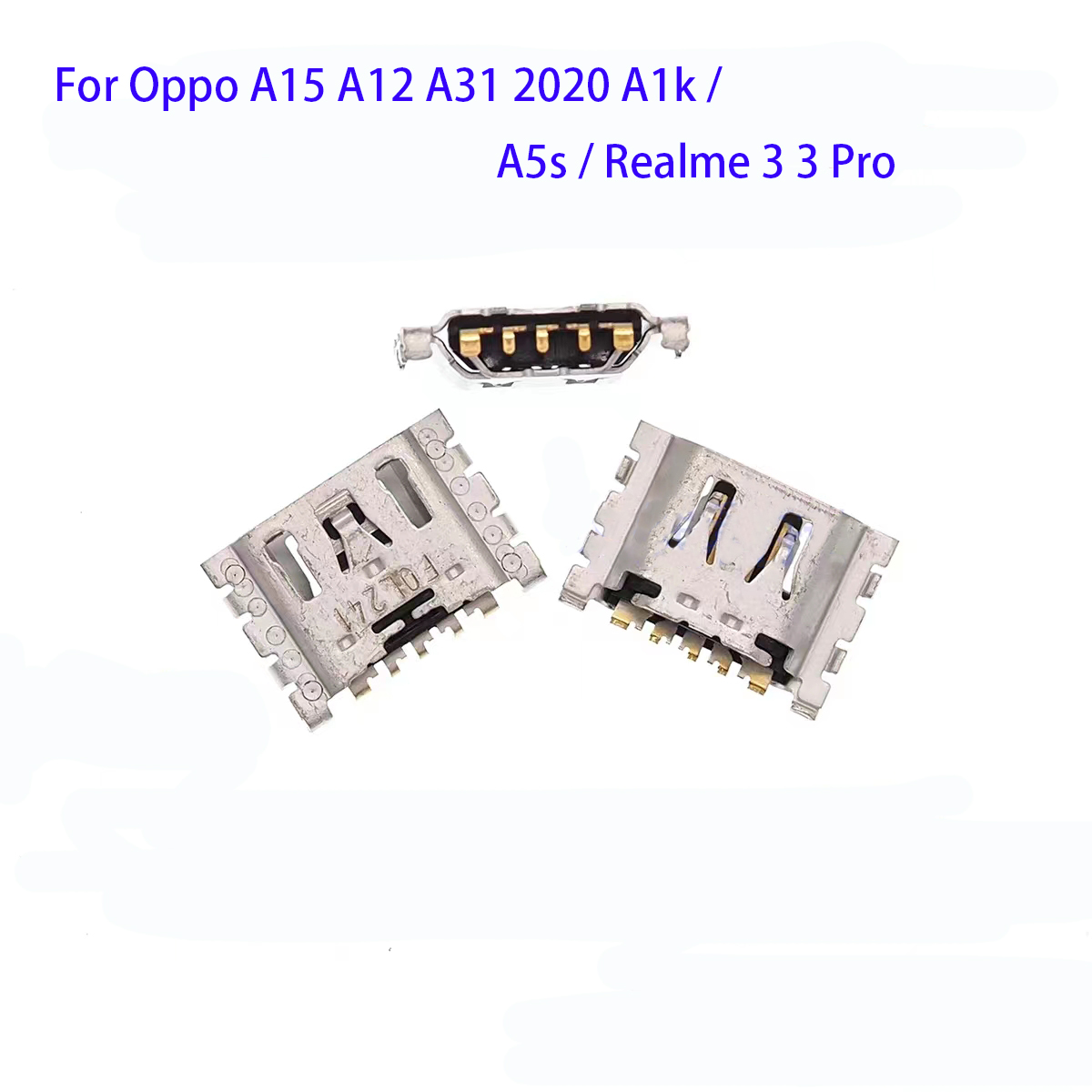 10pcs / 50pcs cho oppo a15 a12 a31 2020 a1k/oppo a5s/oppo realme 3 3 3 usb chuyên nghiệp cắm trong sạc cổng sạc kết nối sạc pin cổng giắc cắm ổ cắm đầu kết nối