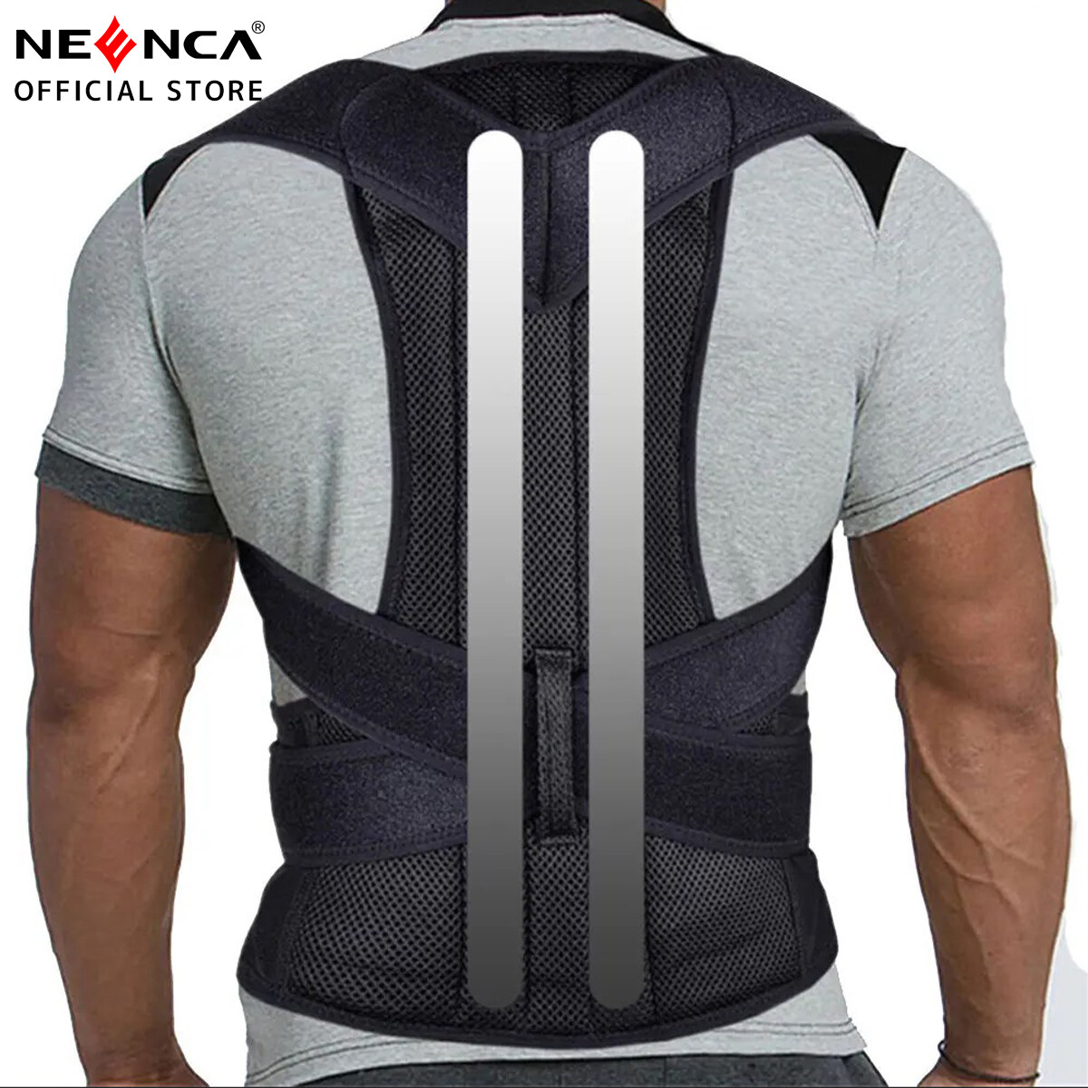 Neenca Đai chỉnh lưng Corset Bộ chỉnh tư thế nam châm Thẳng Nẹp vai thắt lưng hỗ trợ Đau Relief Cho Trẻ Em Người Lớn Phụ Nữ Người Đàn Ông