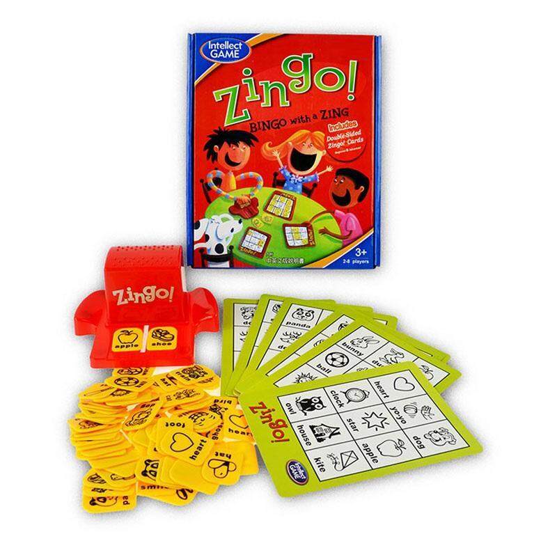 Intellect Game Zingo Bingo con un juego de mesa educativo Zing Juguete