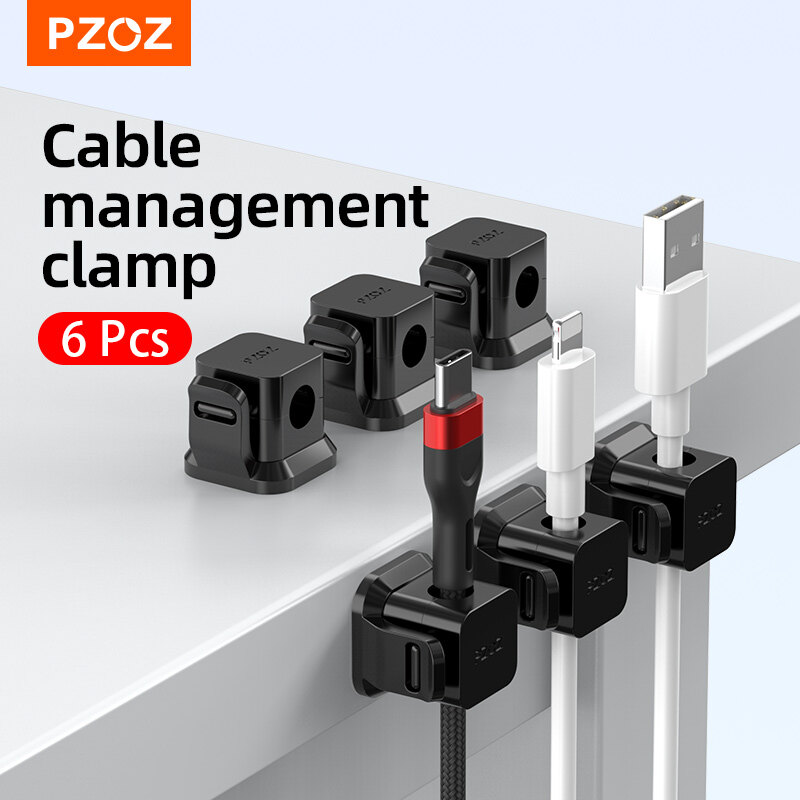 Pzoz dụng cụ sắp xếp cáp quản lý cuộn cáp usb kẹp quản lý gọn gàng để bàn giá đỡ cáp cho chuột dụng cụ sắp xếp dây tai nghe