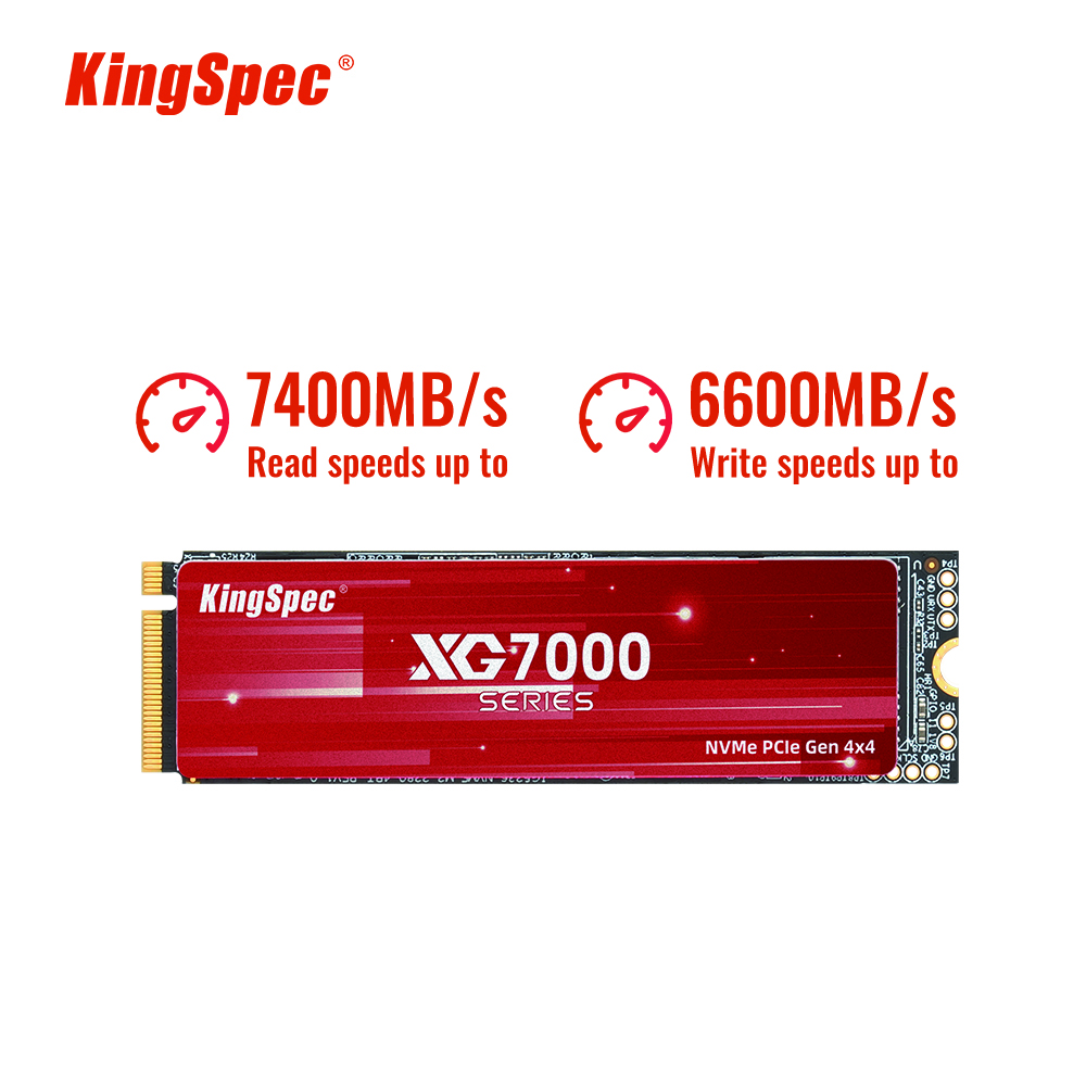 KingSpec SSD M.2 NVME 512GB 1TB 2TB 4TB SSD M2 2280 PCIe 4.0 SD Nmve Gen4 Hard Disk Drive Internal Solid State Drive for Laptop Desktop Giá 3,270,000 Đồng*Miễn phí vận chuyển