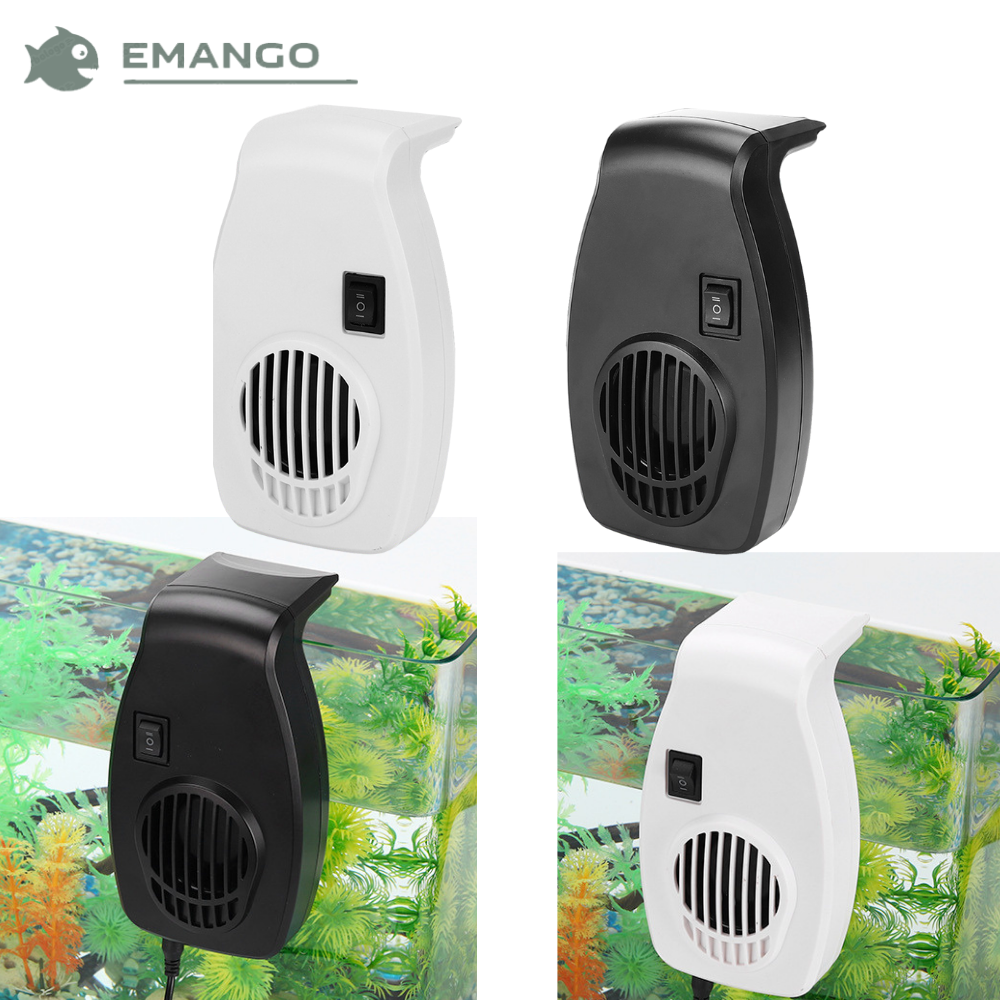 Emango hai bánh răng điều chỉnh tốc độ bể cá quạt tản nhiệt làm mát bể cá Quạt hơi nước bên ngoài