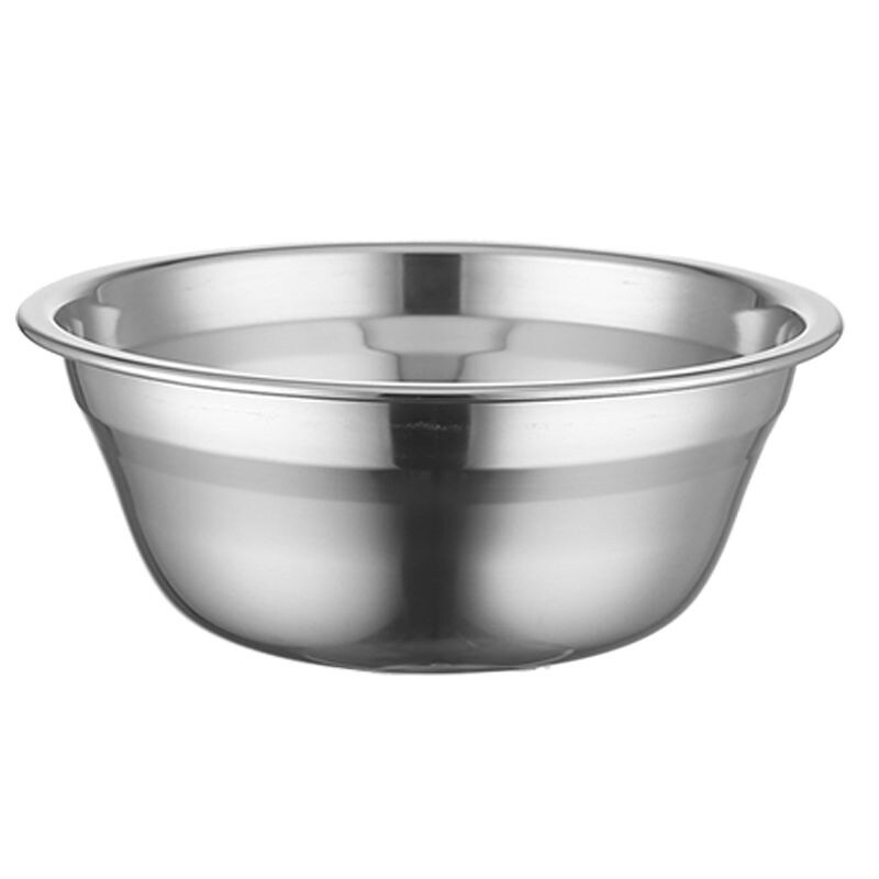 Gambar high quality stainless steel soup pot 304 stainless steel soup basin of stainless steel soup bowl with rainbow noodle bowl basin thickening ready to cook dish bowl of multi purpose small bowl bowl