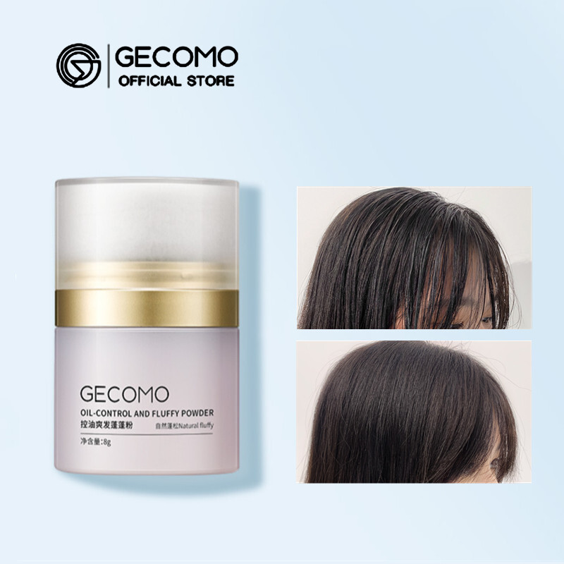 GECOMO Bút Đánh Bóng Tóc Kiểm Soát Dầu Viền Tóc Cắt Tỉa Bột Tạo Bóng Tóc