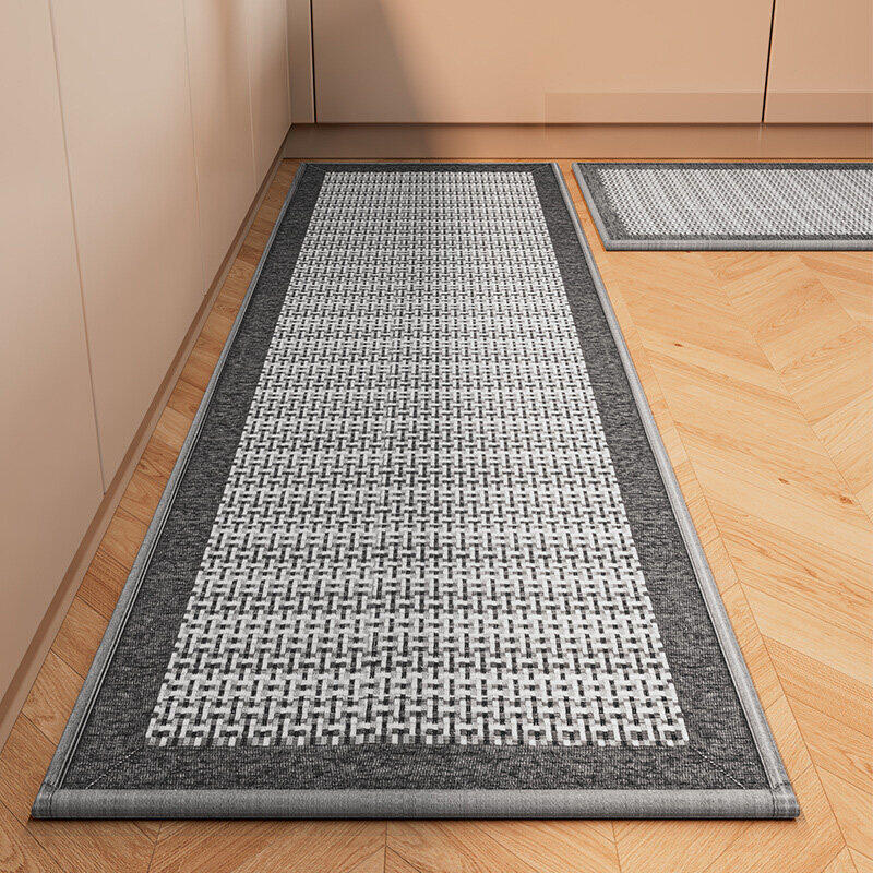HANA Kitchen Floor Mat Water Absorption and Oil Absorption Non-slip  Bathroom Mat Rug Weaving Door Mat Entrance Anti-fatigue Carpet Household  Dirt-resistant Non-wash and wipeable Nordic Carpet Long Runner Rug Kitchen  Foot Pad
