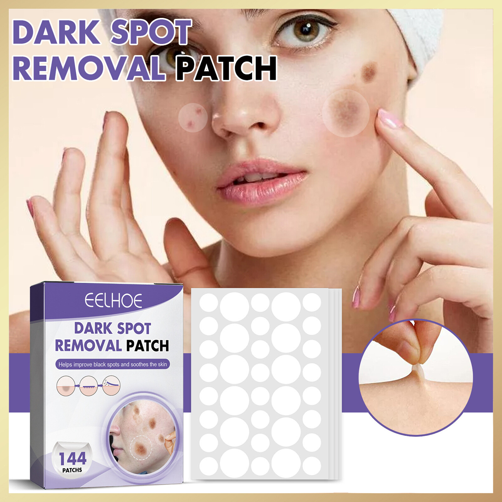 EELHOE Freckle Patch Makeup Patch Waterproof Long-Lasting Freckle Stickers Stickers Freckles Makeup Stickers Women Make Up Accessories Fashion Makeup Removable Face Acne Pimple Spot Scar Care Stickers Facial Skin Care Harga  14 Ringgit*Penghantaran Percuma