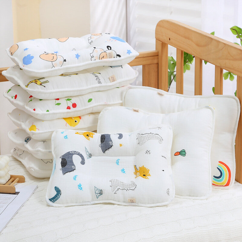 Gối ngủ cho bé bé sơ sinh ngủ hỗ trợ lõm Gối hoạt hình in khuôn Pad gối cho bé gối cho bé sơ sinh