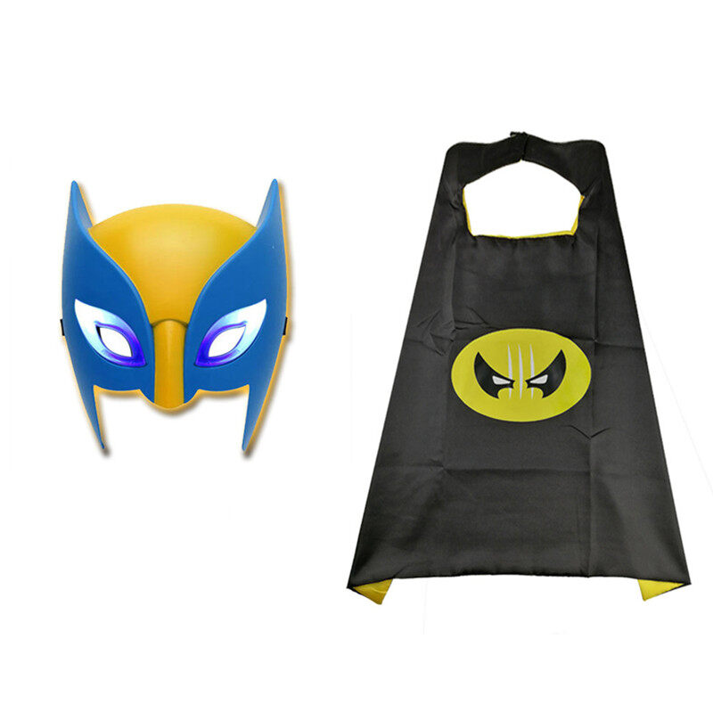 Cosplay Marvel Wolverine Mask Claws Cloak X