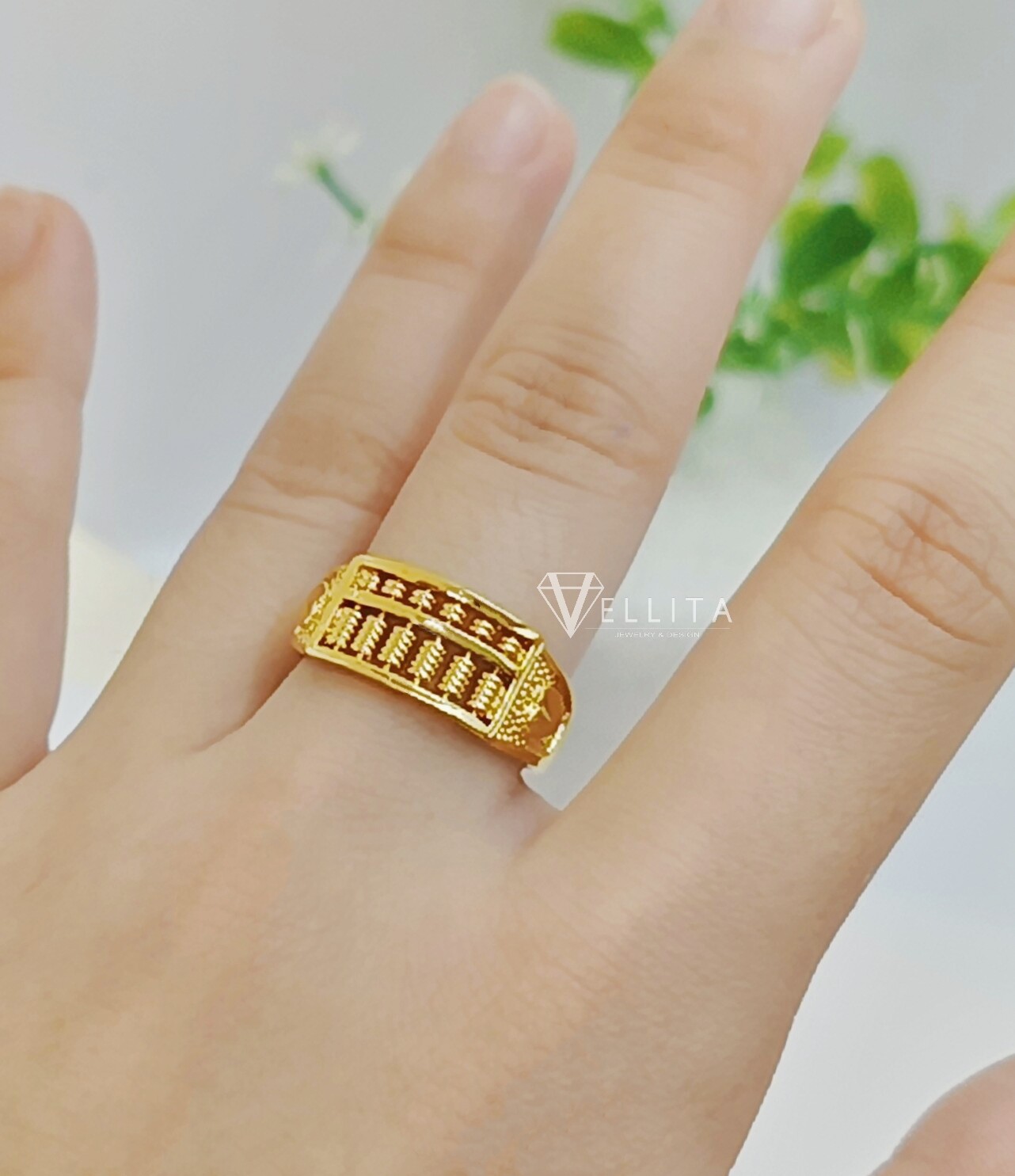 Sempoa deals gold ring