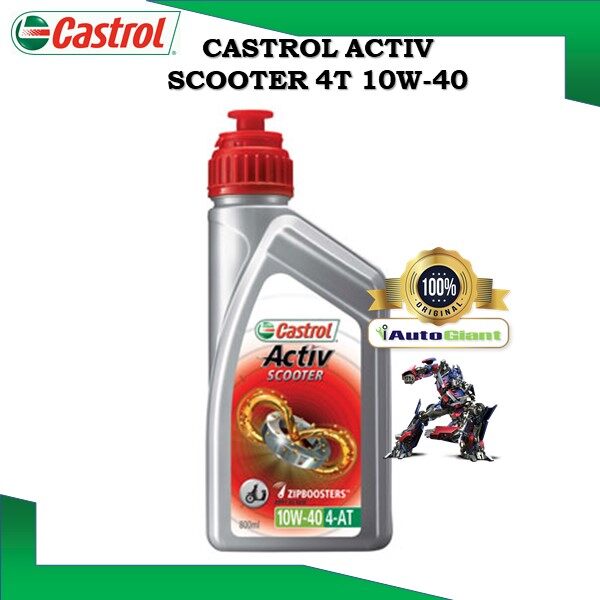 Castrol ACTIV SCOOTER 10W40 Part Synthetic Technology For SCOOTER 0.8L ORIGINAL