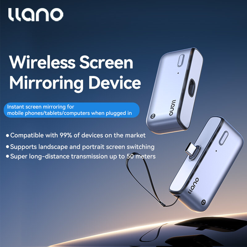 Llano Wireless HDMI Transmitter and receiver 1080P Wireless HDMI Extender Kit 2.4G/5G for Streaming Video Audio to Monitor for TV/computer/Phone ราคา 1,899 บาท*ส่งฟรี