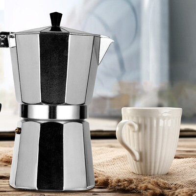 Gambar BOSSKU Moca Pot Coffee Makers Italian Top Moca Espresso Cafeteira Expresso Percolator