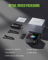 GMKtec K11 MINI PC AMD Ryzen 9 8945HS Radeon 780M 2*DDR5 5600MHz PCIe4.0 M.2*2 Oculink USB4 2.5G LAN Four Screen Display