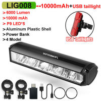 Newboler 10000mAh Bicycle Light 6000 Lumens Bike Headlight USB Rechargeable Cycling Flashlight Waterproof MTB Road Bike Lamp