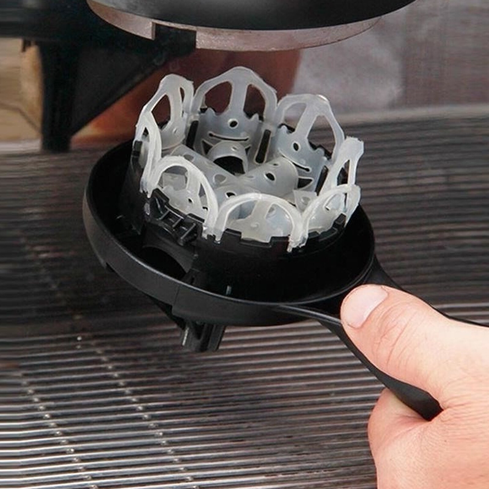 Gambar Coffee Machine Cleaning Brush Replacement Head Dusting Espresso Grinder Brush Accessories for 57 59mm Group