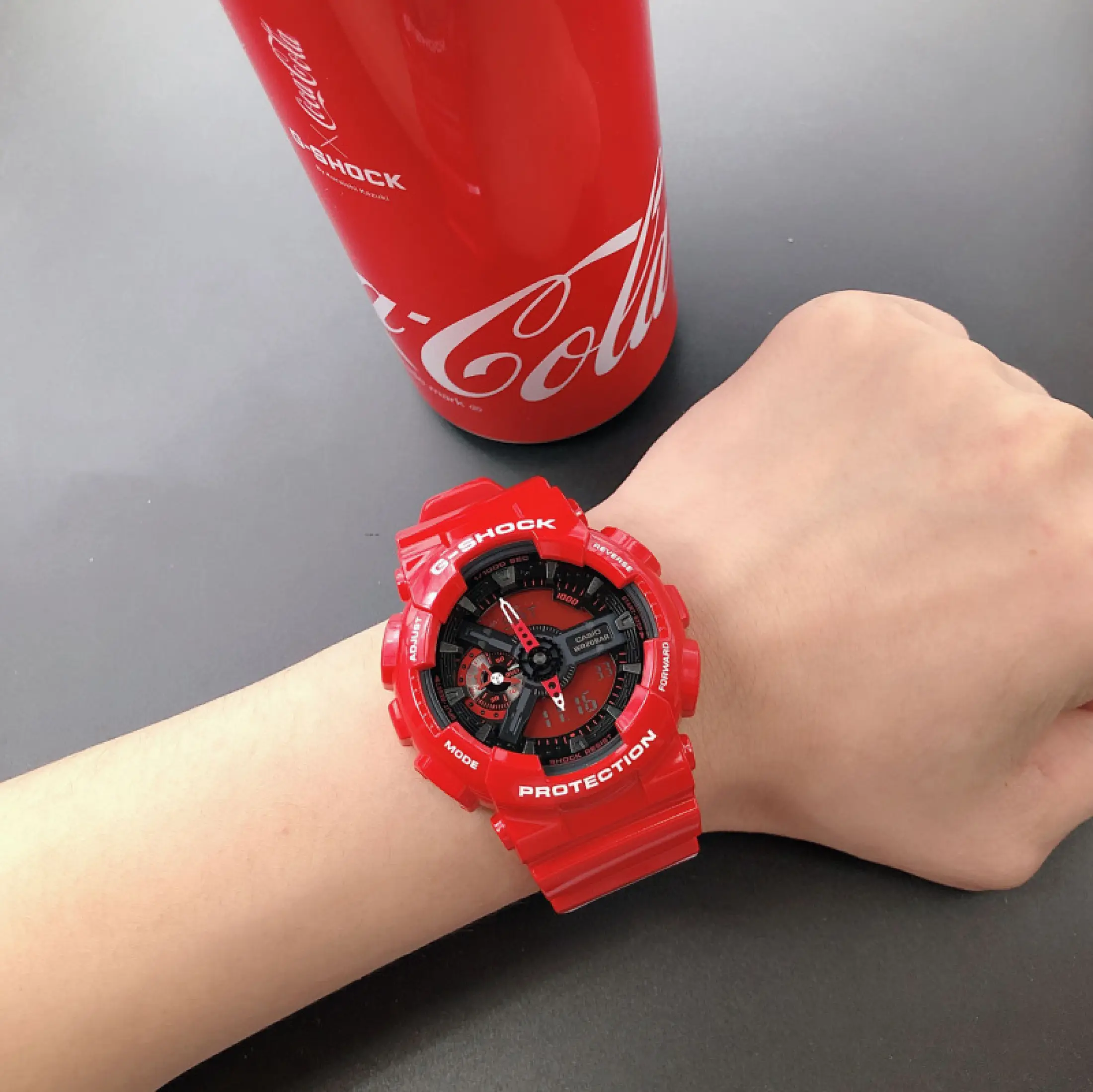 Original G Shock X Cocacola Ga110 Men Sport Watch Dual Time Display 200m Water Resistant Shockproof Waterproof World Time Led Auto Light Gshock Man Boy Sports Wrist Watches With 4 Years Official