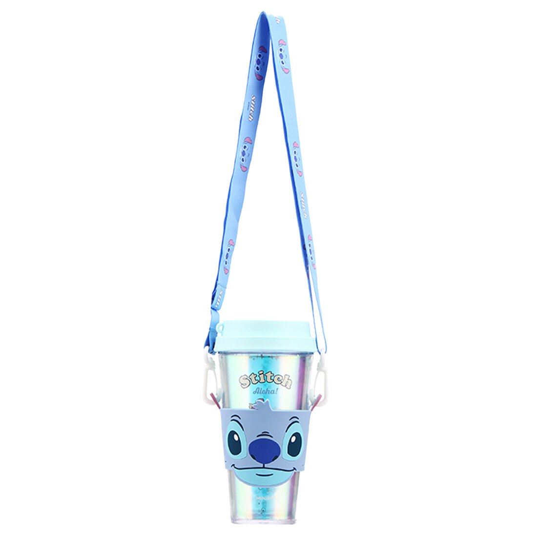MINISO Disney Stitch Series Cup Cover Carrying Rope Plastic Cup 420mL(Stitch) ราคา 173 บาท*ส่งฟรี