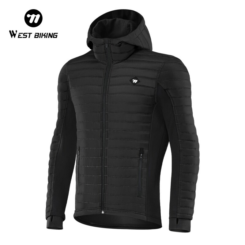 WEST BIKING Men Winter Cycling Jackets Winter Thermal Running Jacket Windproof Breathable Reflective Softshell Windbreaker Harga  275 Ringgit*Penghantaran Percuma