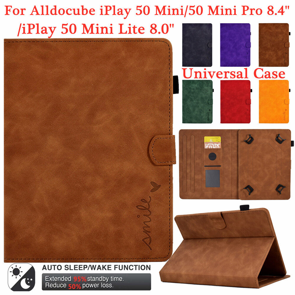 Housse Tablette Alldocube Housse Protectrice MEMELOKA Pour ALLDOCUBE IPlay 60 Mini Pro/Turbo - Cuir PU Léger Avec Support Intégré Et Dragonne - Noir Alldocube Iplay 70 Mini Ultra